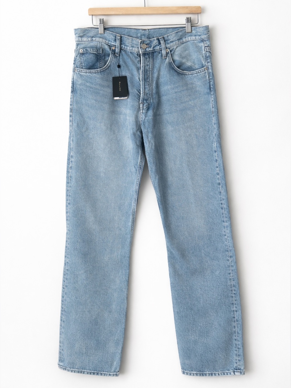 Massimo Dutti NWT Lyocell Blend High Rise Straight Leg Jeans Size 12
